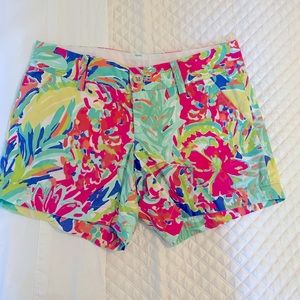 Lilly Pulitzer 5” Callahan Shorts size 4 like new.
